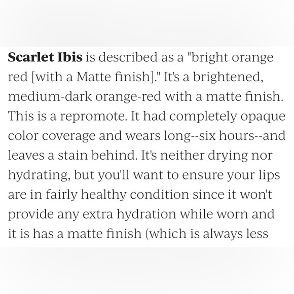 MAC Limited Edition lipstick in Scarlet Ibis - Picture 7 of 7